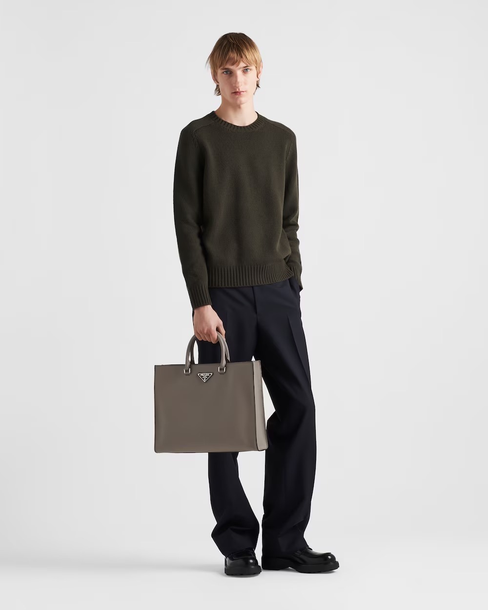 EXPRESS便可◎ PRADA ストラップ付 ビジネスバッグ/通勤