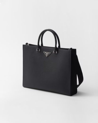 EXPRESS便可◎ PRADA ストラップ付 ビジネスバッグ/通勤