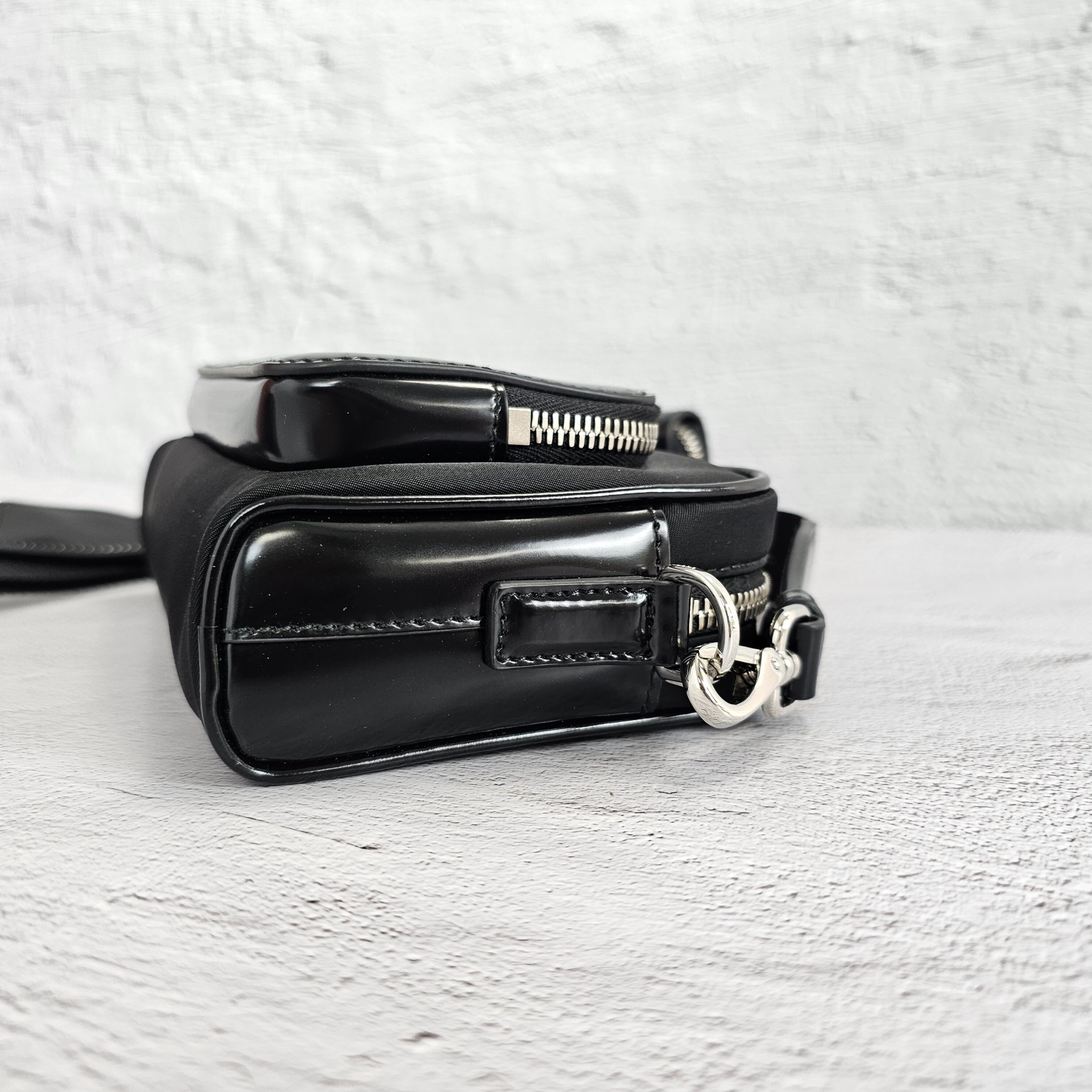★関税込★PRADA★Re-Nylon ブラッシュドレザークロスバッグ★