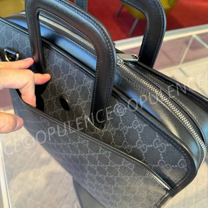 GUCCI グッチ 人気 GGスプリーム ブリーフケース ビジネスバッグ
