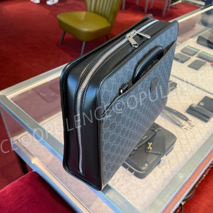 GUCCI グッチ 人気 GGスプリーム ブリーフケース ビジネスバッグ