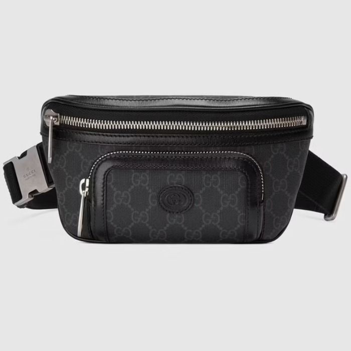 国内発【GUCCI】インターロッキングG付き ベルトバッグ