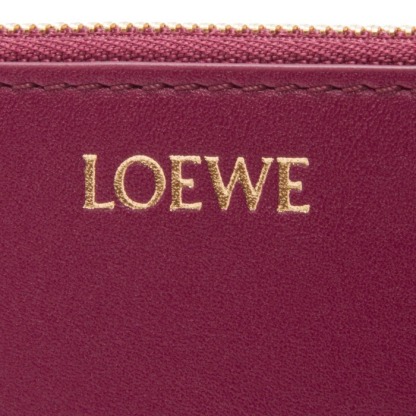 【LOEWE】ノット コインカードホルダー（シャイニーナパカーフ）