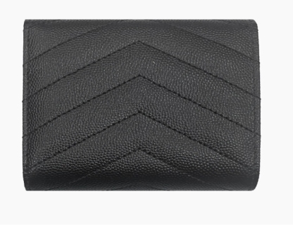 Saint Laurent ロゴ 小銭入れ付き 三つ折り財布