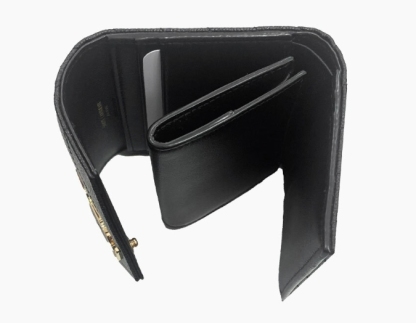 Saint Laurent ロゴ 小銭入れ付き 三つ折り財布