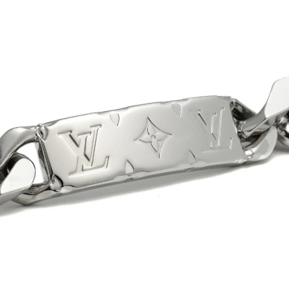 国内即発 Louis Vuitton LV チェーンブレスレット モノブラム
