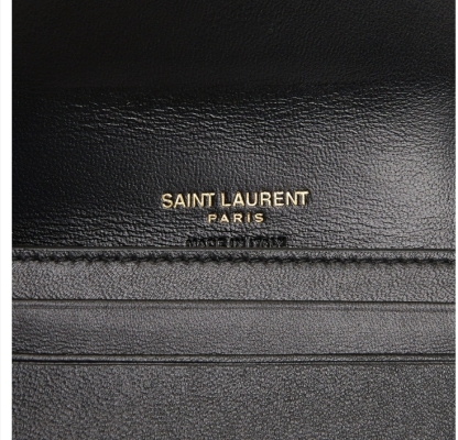 Saint Laurent ロゴ 小銭入れ付き 三つ折り財布