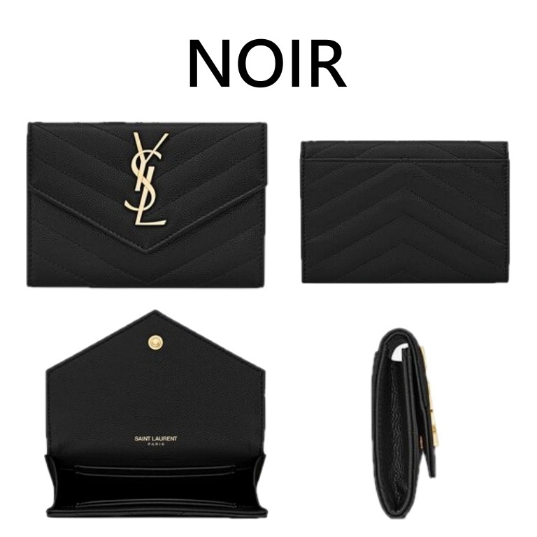 【SAINT LAURENT】モノグラム スモール エンベロープウォレット