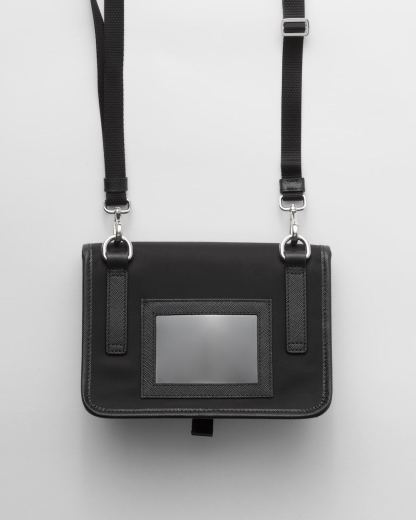 PRADA Re-Nylon xサフィアーノレザー スマートフォンケース