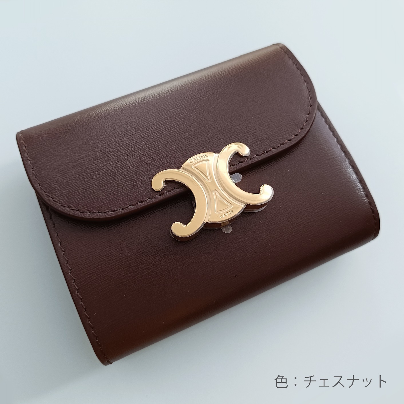 CELINE スモール トリオンフ フラップウォレット