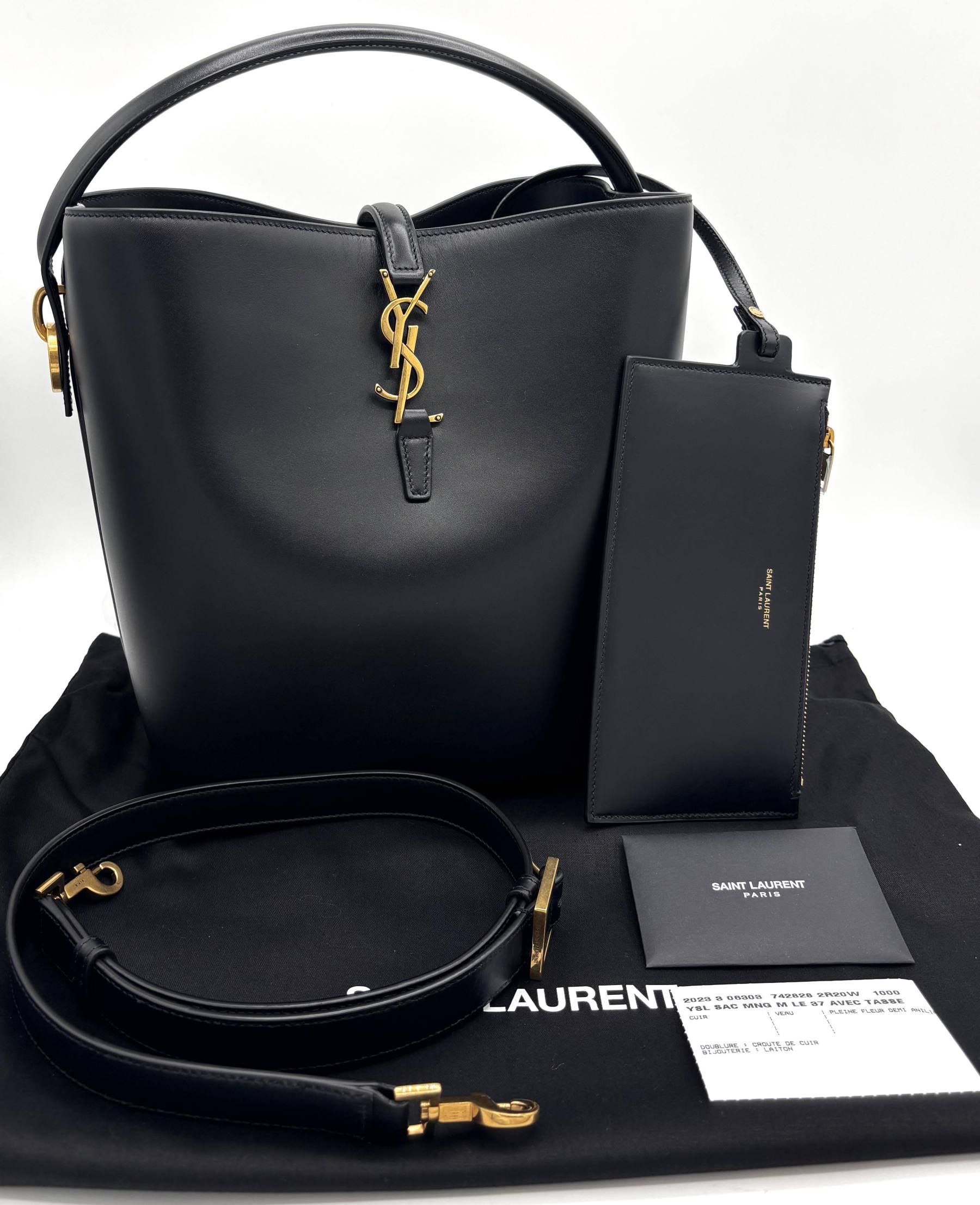 Saint Laurent Le 37 レザーバッグ
