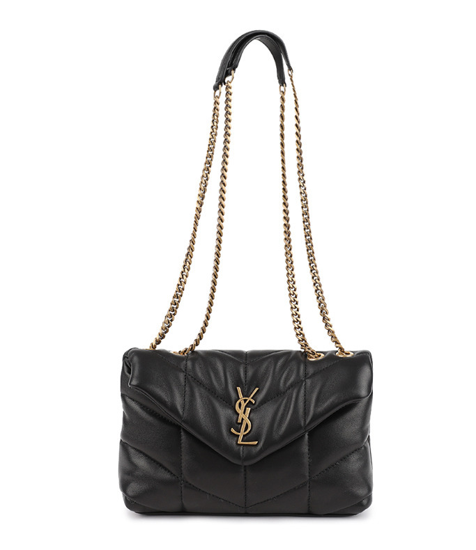 ★SAINT LAURENT★YSLロゴ パファー トイバッグ★