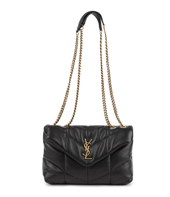 ★SAINT LAURENT★YSLロゴ パファー トイバッグ★