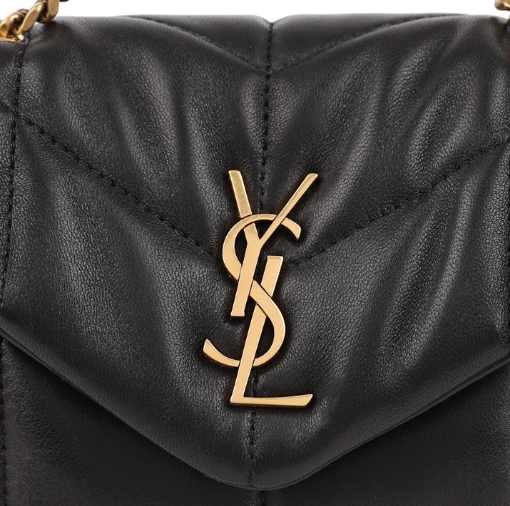 ★SAINT LAURENT★YSLロゴ パファー トイバッグ★