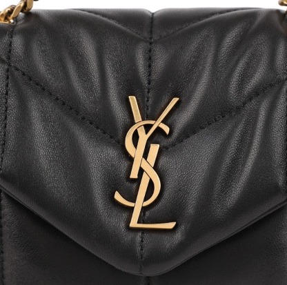 ★SAINT LAURENT★YSLロゴ パファー トイバッグ★