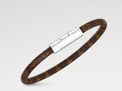 LOUIS VUITTON レザー ブレスレット ビジネス スーツ に