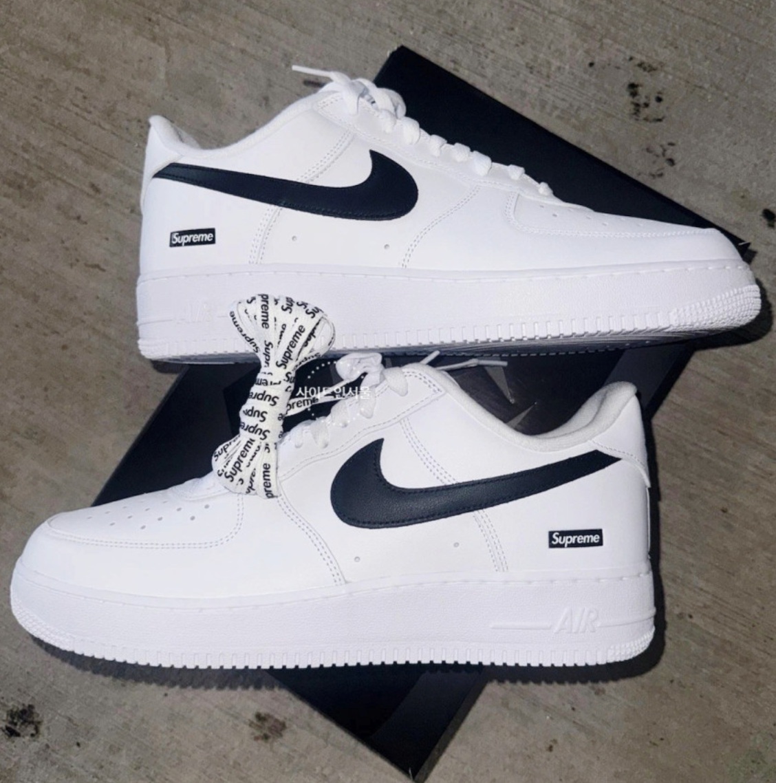 【Nike x Supreme】Air Force 1 Low- White Black
