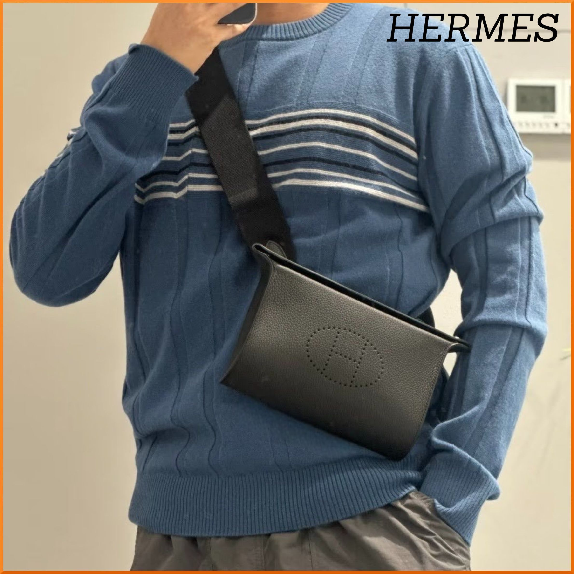 【ユニセックス♪】HERMES ヴィドポッシュ ショルダーバッ