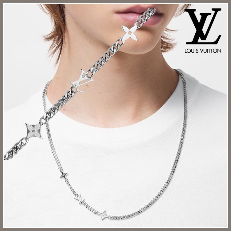 お洒落メンズに【LOUIS VUITTON】モノグラム ロウ ネックレス