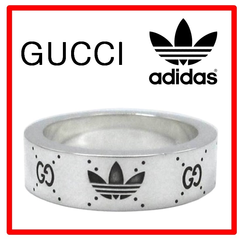 ★韓国の人気【GUCCI】★adidas x GUCCI アディダス リング 指輪