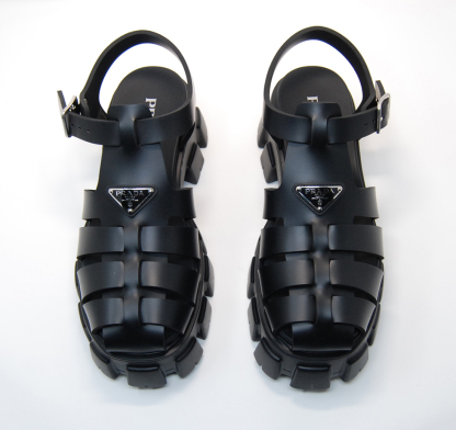 関税負担なし☆PRADA プラダ ラバー サンダル