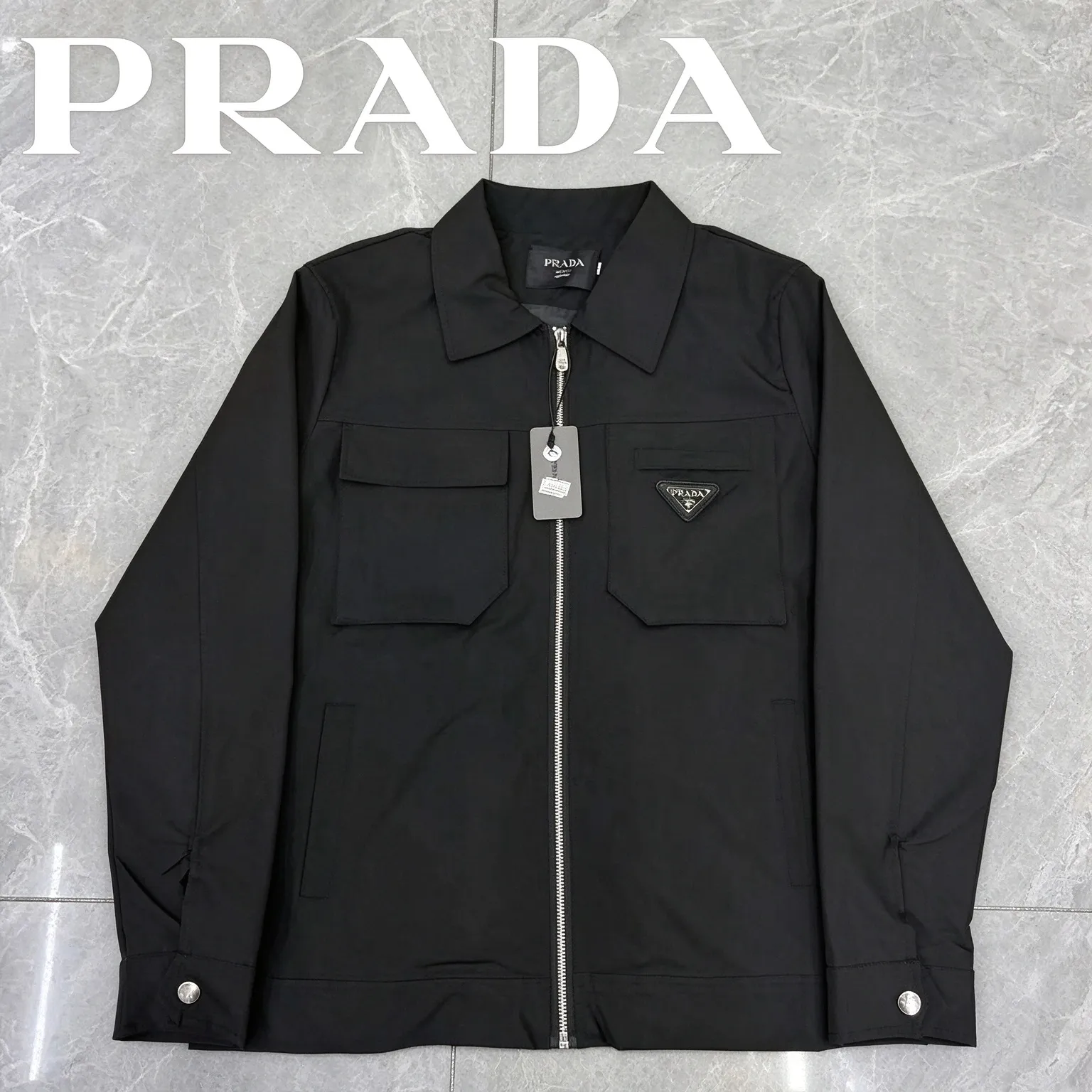 26SS【PRADA】新作ジャケット ReNylonナイロン ジップブルゾン