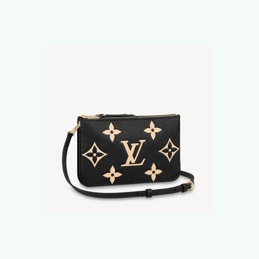 【流行りのミニバック♪大人気】LV ダブルジップポーチ