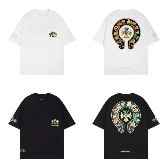Chrome Hearts Tシャツ黒&白 H0117