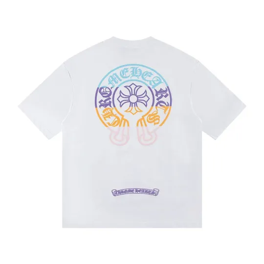 クロムハーツChrome Hearts Tシャツ黒&白 H0153
