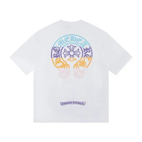 クロムハーツChrome Hearts Tシャツ黒&白 H0153