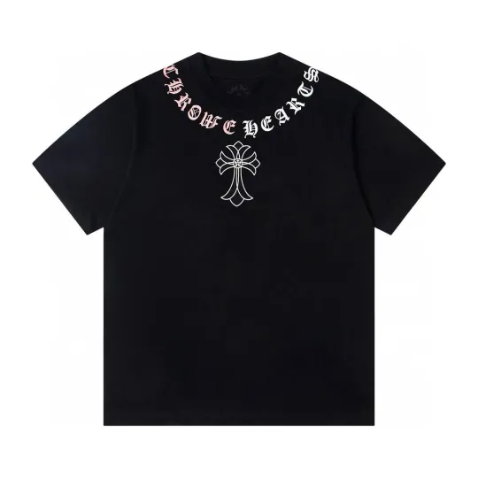 Chrome Heart クロムハーツ Tシャツ 黒 綿100% zH0120