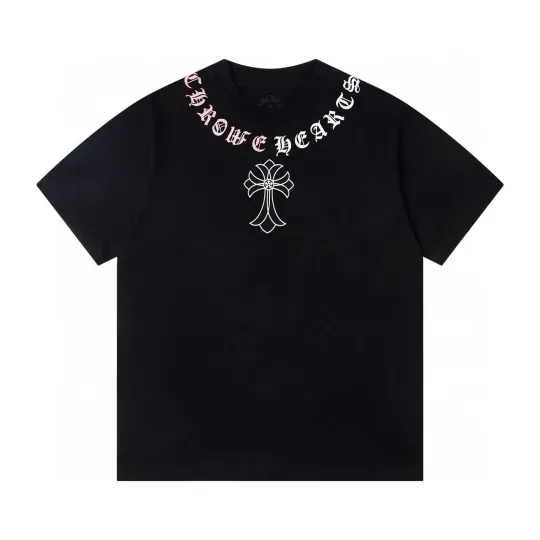 Chrome Heart クロムハーツ Tシャツ 黒 綿100% zH0120