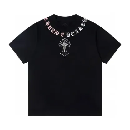 Chrome Heart クロムハーツ Tシャツ 黒 綿100% zH0120