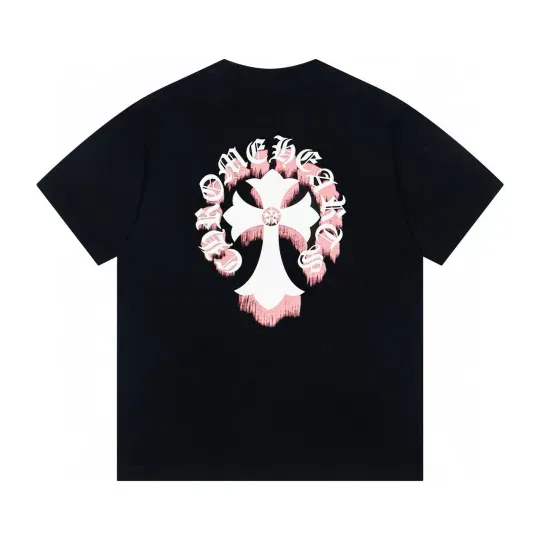 Chrome Heart クロムハーツ Tシャツ 黒 綿100% zH0120