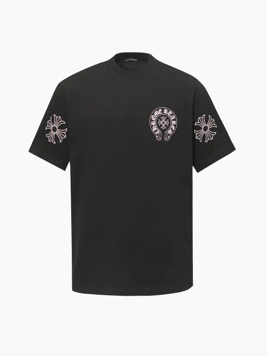 クロムハーツChrome Heart Tシャツ黒&白 綿100% zh0122