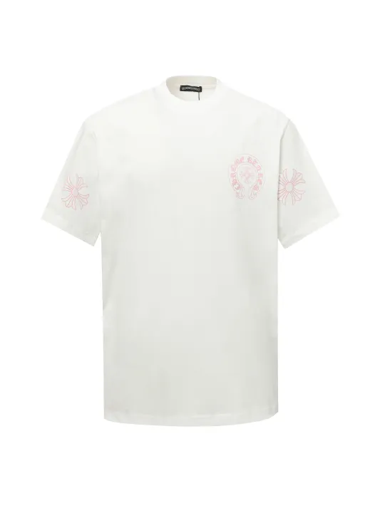 クロムハーツChrome Heart Tシャツ黒&白 綿100% zh0122