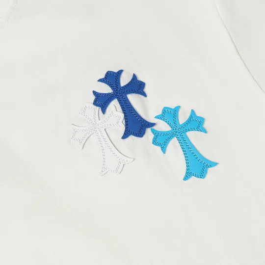 クロムハーツChrome Heart Tシャツ黒&白 綿100% zh0125
