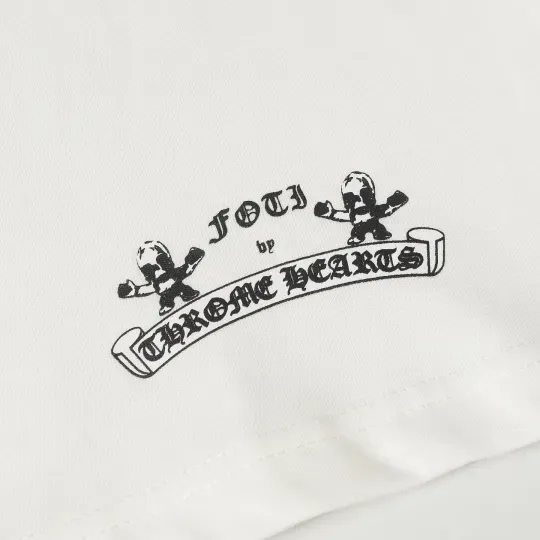クロムハーツChrome Heart Tシャツ黒&白 綿100% zh0126