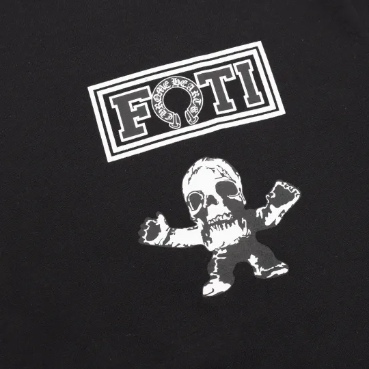 クロムハーツChrome Heart Tシャツ黒&白 綿100% zh0126