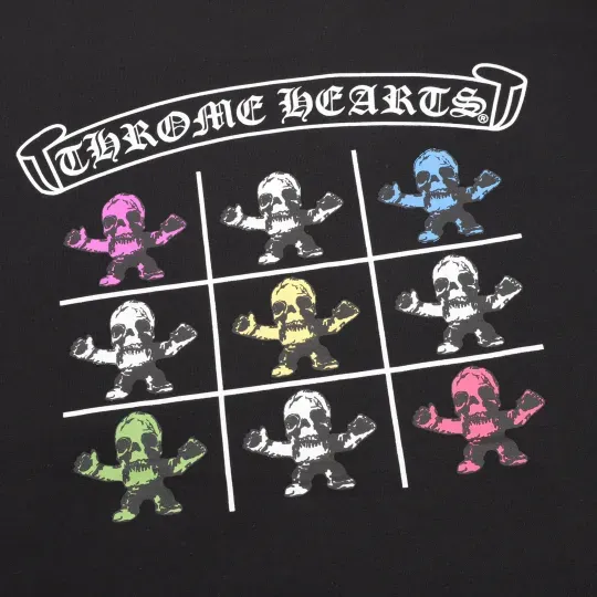 クロムハーツChrome Heart Tシャツ黒&白 綿100% zh0126