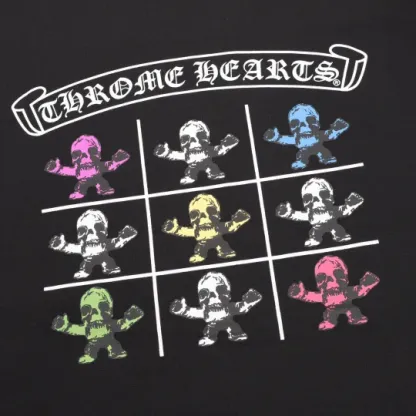 クロムハーツChrome Heart Tシャツ黒&白 綿100% zh0126