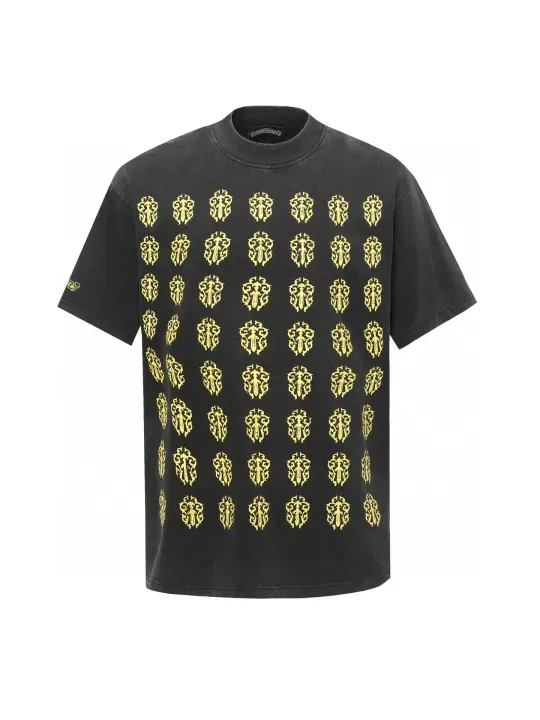 Chrome Heart クロムハーツ Tシャツ 黒 綿100% zH0127