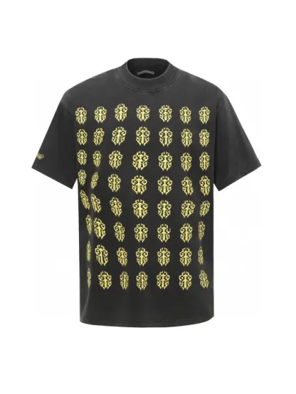 Chrome Heart クロムハーツ Tシャツ 黒 綿100% zH0127