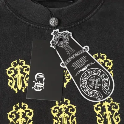 Chrome Heart クロムハーツ Tシャツ 黒 綿100% zH0127