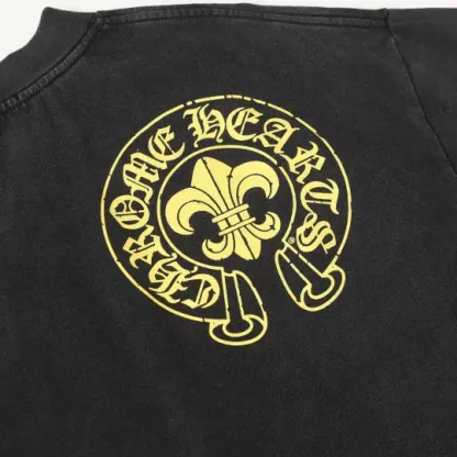 Chrome Heart クロムハーツ Tシャツ 黒 綿100% zH0127