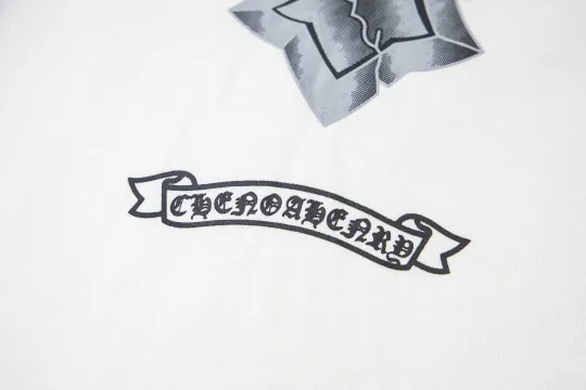 クロムハーツChrome Heart Tシャツ　黒&白 2色　綿100% zh0114