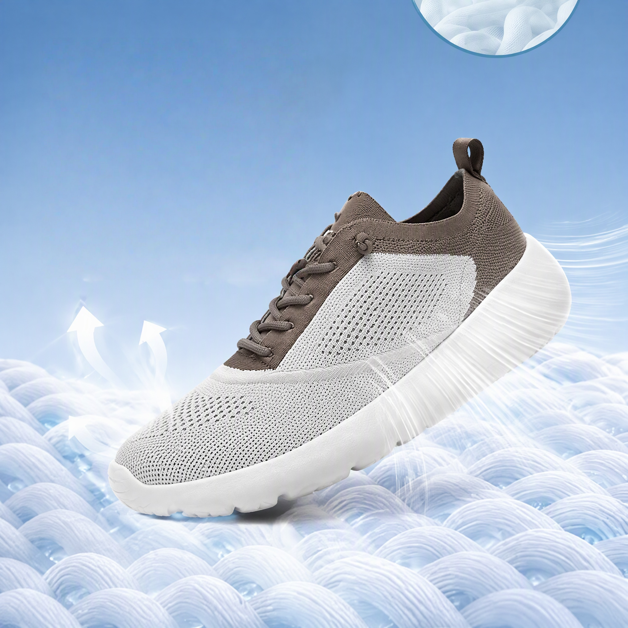 ⏰Last Day! 45% OFF  🔥GARB®Men's Lightweight Flyknit Lace-Up Walking Shoes