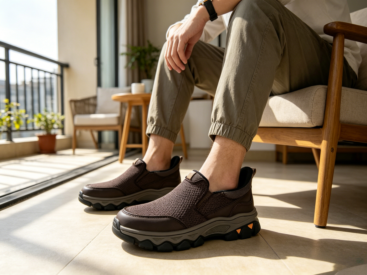⏰Last Day! 45% OFF  🔥GARB®Men's Handmade Cowhide Orthopedic Breathable Walking shoes