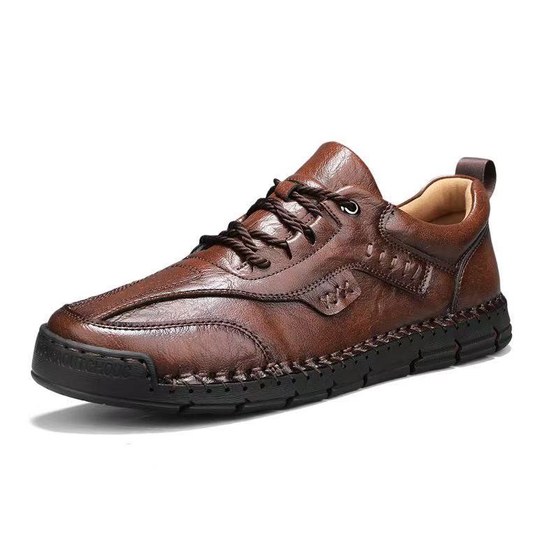 ⏰Last Day! 45% OFF  🔥GARB®Men's Genuine Leather Outdoor Slip-On Loafers with Arch Support & Wide Toe Box