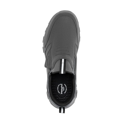 mens genuine leather orthopedic walking shoes